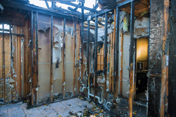Professional Smoke Damage Restoration technician working in Gilbert, AZ